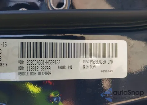 2017 Chrysler 300 300S Awd z USA, uszkodzony, nr VIN 2C3CCAGG1HH530132